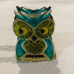 One of a kind Antique/ vintage owl napkin holder